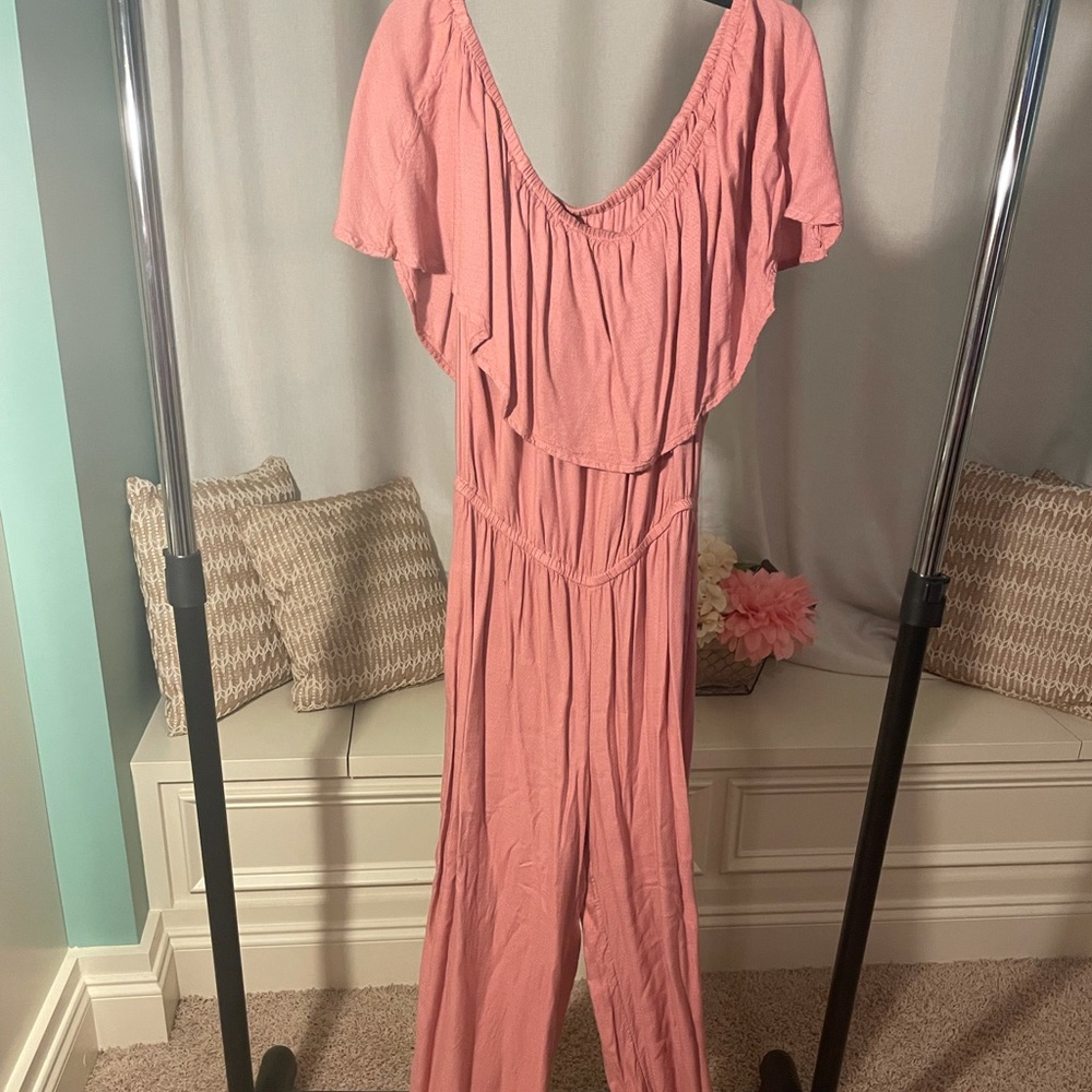 Off the Shoulder Altar’d State Jumpsuit